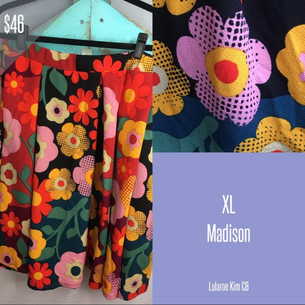 Lularoe Madison skirt w/ pockets!
